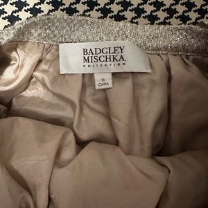 Glitter silver skirt size 10